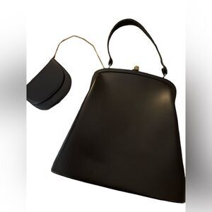 New Yorker Vintage 3 Piece Brown Purse Retro Costume Handbag